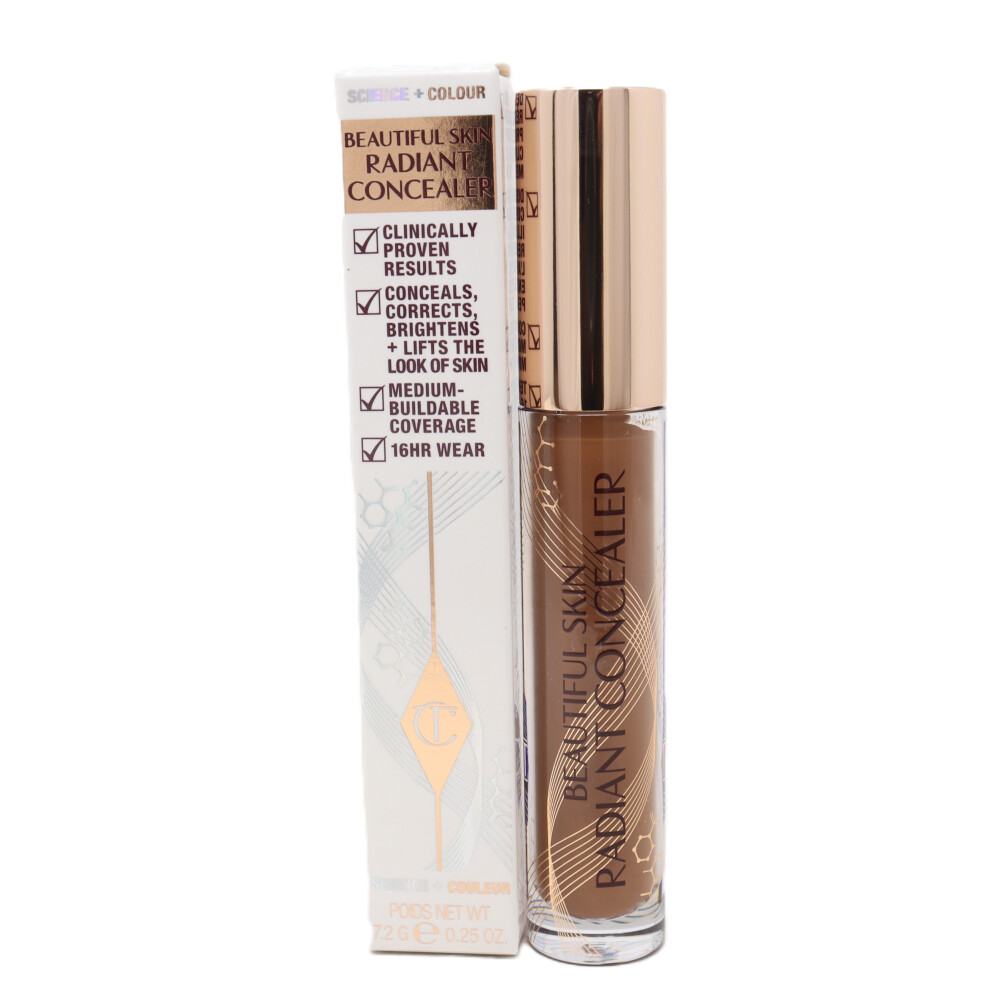 (17 Deep Fonce) Charlotte Tilbury Beautiful Skin Radiant Concealer  0.25oz/7.2g New With Box