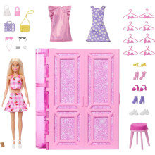Barbie Fashion Fun Traumschrank & Puppe