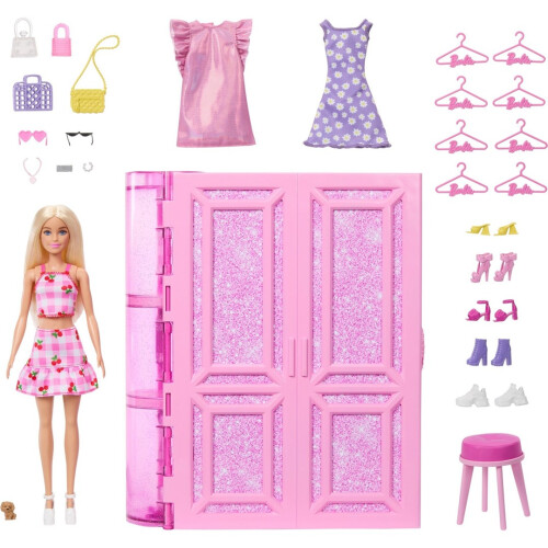 Mattel Barbie Wardrobe Marze 3.0 + Doll Set