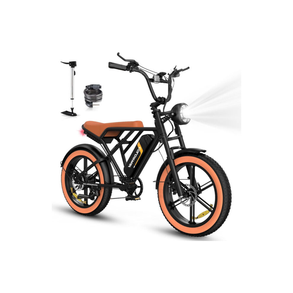 COLORWAY Electric Bikes,20'' Off-Road EBike with 4.0 Fat Tire,250W