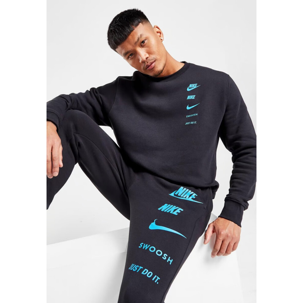 (Small) Nike Sportswear Swoosh Crew Neck Tracksuit