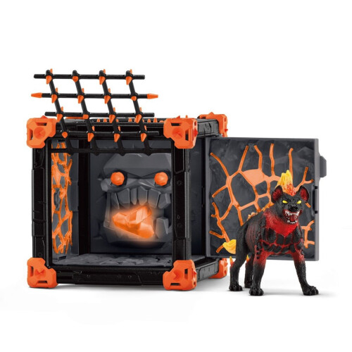 Schleich Grotte de bataille de la hy   ne de lave Eldrador