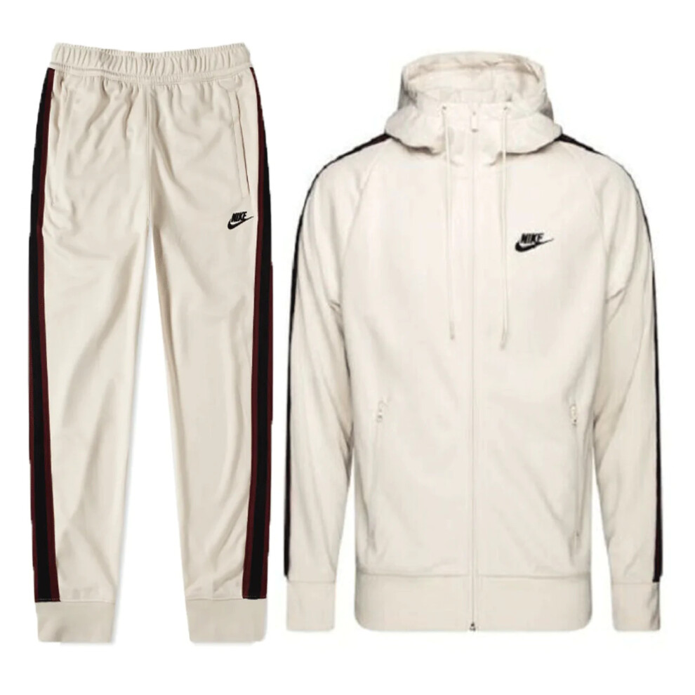 (Small) Nike Air Mens White Optic NSW Tracksuit Set