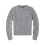 (Grey, S) Women Crew Neck Sweatshirt Solid Jumper Long Sleeve Pullover Sweater 1