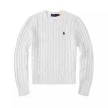 (White, M) Women Crew Neck Sweatshirt Solid Jumper Long Sleeve Pullover Sweater