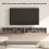 Homcom HOMCOM Set of 2 CD Storage Units with Adjustable Shelves Cement Grey 6