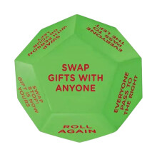 Santa Swap Exchange Dice Christmas Celebration Family Party Toy Decorations Daily Home Decoration Craft Decorative Dice