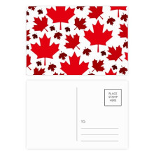 canada flavor canadian maple flag postcard set birthday mailing thanks greeting card