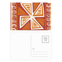 Brown Windll Mexico Totems Ancient Civilization Postcard Set Birthday Mailing Thanks Greeting Card