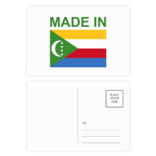 Comoros Country Love Postcard Set Birthday Mailing Thanks Greeting Card
