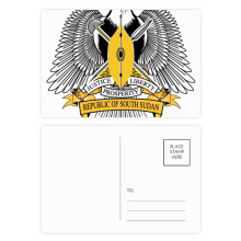 South Sudan Africa National Emblem Postcard Set Birthday Mailing Thanks Greeting Card
