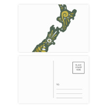 new  greenery sunshine island postcard set birthday mailing thanks greeting card