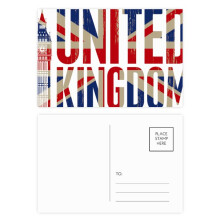 Britain UK Flag Big Ben Union Jack Postcard Set Birthday Mailing Thanks Greeting Card