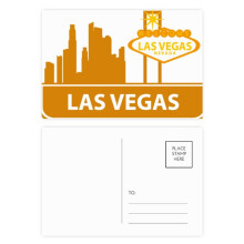 Welcome To Las Vegas Nevada America Postcard Set Birthday Mailing Thanks Greeting Card