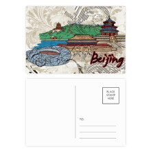 Tian An Men Bird Nest Beijing China Postcard Set Birthday Mailing Thanks Greeting Card