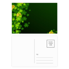 ireland st.patrick's day postcard set birthday mailing thanks greeting card
