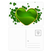 heart ireland st.patrick's day postcard set birthday mailing thanks greeting card