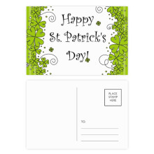 four ireland happy st.patrick's day postcard set birthday mailing thanks greeting card