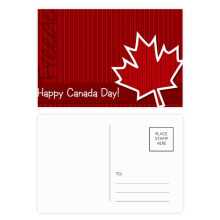 Canada Flavor Happy Canada Day Postcard Set Birthday Mailing Thanks Greeting Card