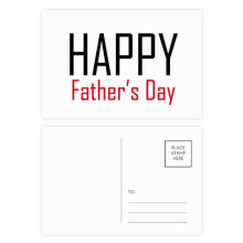 Celebrate Father's Day Blessing Festival Postcard Set Birthday Mailing Thanks Greeting Card