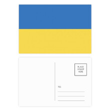 ukraine national flag eu country postcard set birthday mailing thanks greeting card