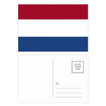 netherlands national flag eu country postcard set birthday mailing thanks greeting card