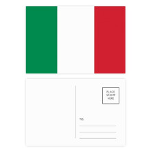 italy national flag eu country postcard set birthday mailing thanks greeting card