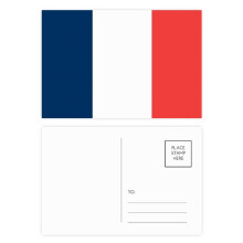 france national flag eu country postcard set birthday mailing thanks greeting card