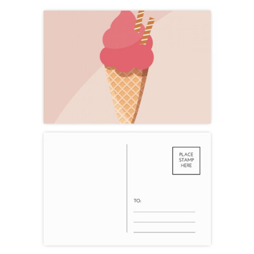 biscuits egg c red ice  postcard set birthday mailing thanks greeting card
