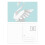 White Swan   Pattern Postcard Set Birthday Mailing Thanks Greeting Card 1