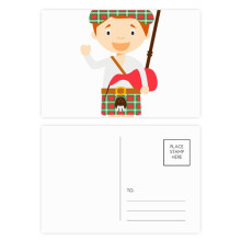 Red Green Scotland Cartoon Postcard Set Birthday Mailing Thanks Greeting Card