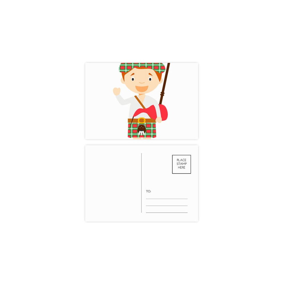Red Green Scotland Cartoon Postcard Set Birthday Mailing Thanks Greeting Card-image-OPC-PFJMCTF-NEW