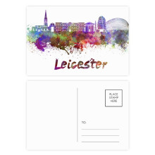 Britain City Watercolor Postcard Set Birthday Mailing Thanks Greeting Card