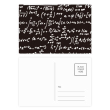Summarize Mathematical Formulas Calculus Figure Postcard Set Birthday Mailing Thanks Greeting Card