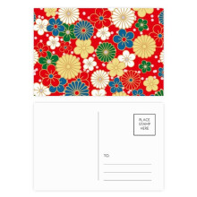 art flowers japan japanese style postcard set birthday mailing thanks greeting card