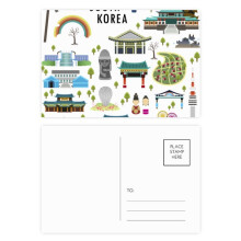 Travelling in South Korea Postcard Set Birthday Mailing Thanks Greeting Card