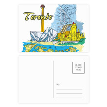 Canada Flavor Toronto Scenery Landmark Postcard Set Birthday Mailing Thanks Greeting Card