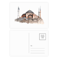 Turkey Hagia Sophia Istanbul Postcard Set Birthday Mailing Thanks Greeting Card