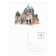 Berlin Cathedral in Germany Postcard Set Birthday Mailing Thanks Greeting Card