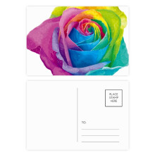 Rainbow Flower LGBT Postcard Set Birthday Mailing Thanks Greeting Card