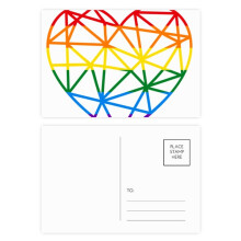 Rainbow   Modelling Heart LGBT Postcard Set Birthday Mailing Thanks Greeting Card