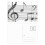 Classical Beatiful Music Simple Pattern Postcard Set Birthday Mailing Thanks Greeting Card 1