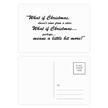 mas Not Come From A Stares Postcard Set Birthday Mailing Thanks Greeting Card