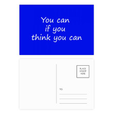 You Can If You Think You Can Postcard Set Birthday Mailing Thanks Greeting Card