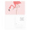 Standing Flango Pattern Postcard Set Birthday Mailing Thanks Greeting Card 1