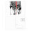 Black Red  Striped Code Graffiti Pinto Postcard Set Birthday Mailing Thanks Greeting Card 1