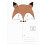 style immature fox postcard set birthday mailing thanks greeting card 1