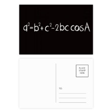 Math Kowledge Triangle Formula Postcard Set Birthday Mailing Thanks Greeting Card