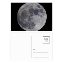 big moon dark night postcard set birthday mailing thanks greeting card
