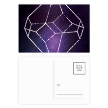 crystal universe fantasy star postcard set birthday mailing thanks greeting card